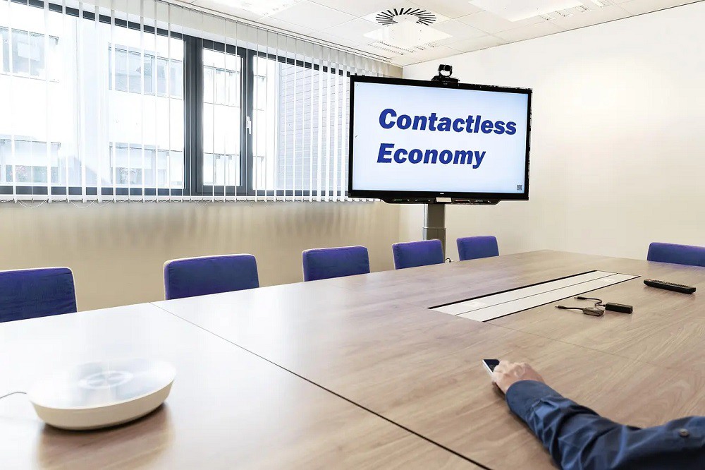 SME meeting room equipped with an interactive whiteboard
